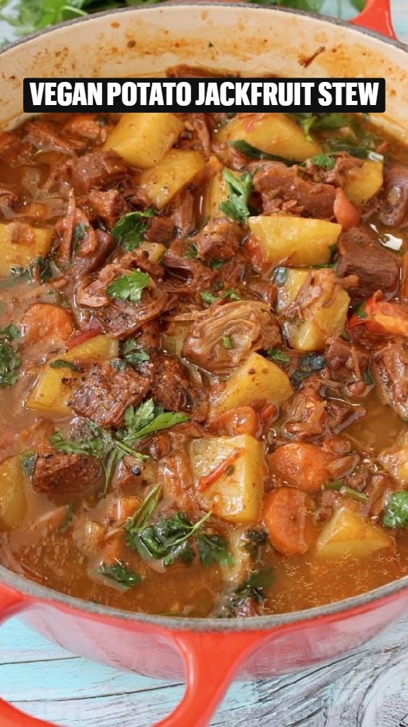 vegan Potato Jackfruit Stew Great Flavors